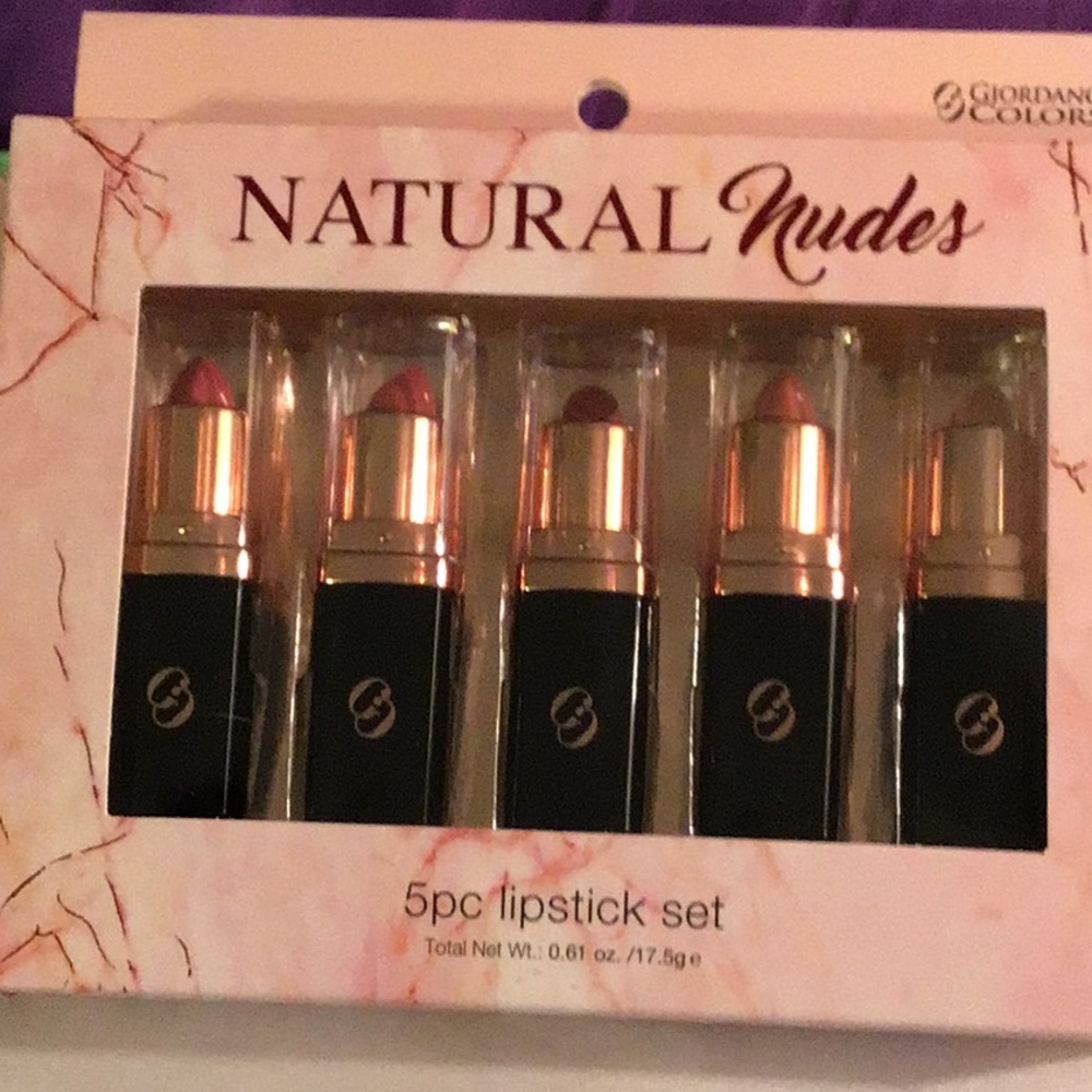 ✅Firm Reduced Price✅Natural Nudes 5 Piece Lipstick Set